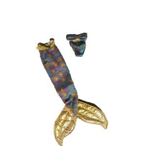 THE LITTLE MERMAID TROPICAL ARIEL Tail Fin & Bikini 1991 Starfish Seashells B415